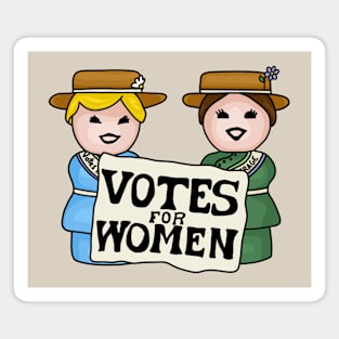 Votes for Women - Little Suffragists Magnet